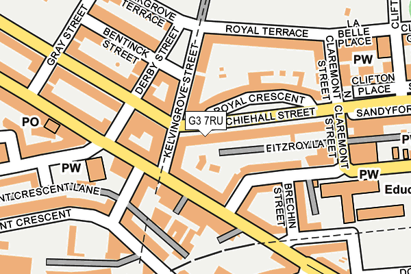 G3 7RU map - OS OpenMap – Local (Ordnance Survey)