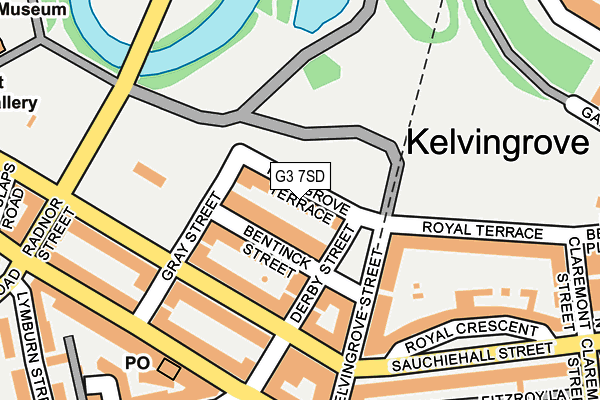 G3 7SD map - OS OpenMap – Local (Ordnance Survey)