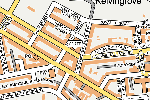 G3 7TF map - OS OpenMap – Local (Ordnance Survey)