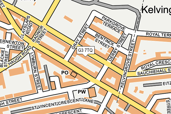 G3 7TQ map - OS OpenMap – Local (Ordnance Survey)