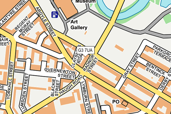 G3 7UA map - OS OpenMap – Local (Ordnance Survey)