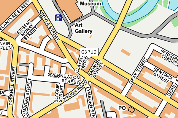 G3 7UD map - OS OpenMap – Local (Ordnance Survey)