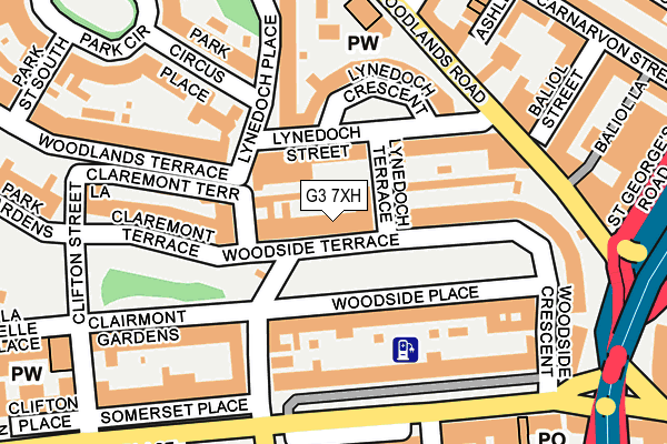 G3 7XH map - OS OpenMap – Local (Ordnance Survey)