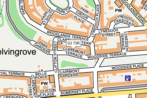 G3 7XR map - OS OpenMap – Local (Ordnance Survey)