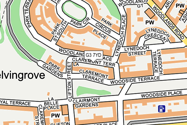 G3 7YD map - OS OpenMap – Local (Ordnance Survey)