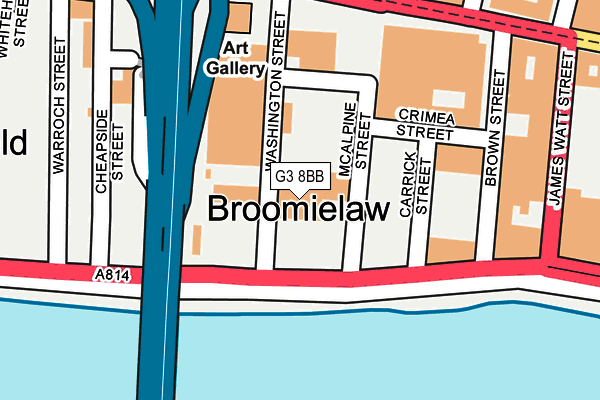 G3 8BB map - OS OpenMap – Local (Ordnance Survey)