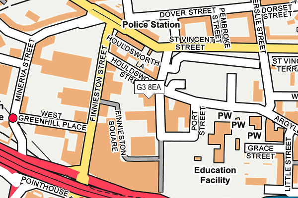 G3 8EA map - OS OpenMap – Local (Ordnance Survey)