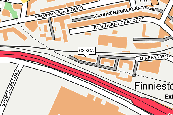 G3 8GA map - OS OpenMap – Local (Ordnance Survey)