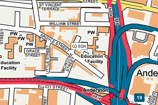 G3 8GN map - OS OpenMap – Local (Ordnance Survey)