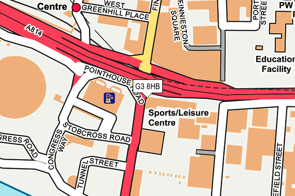 G3 8HB map - OS OpenMap – Local (Ordnance Survey)