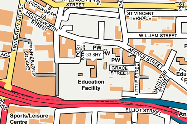 G3 8HY map - OS OpenMap – Local (Ordnance Survey)