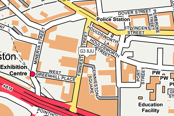 G3 8JU map - OS OpenMap – Local (Ordnance Survey)