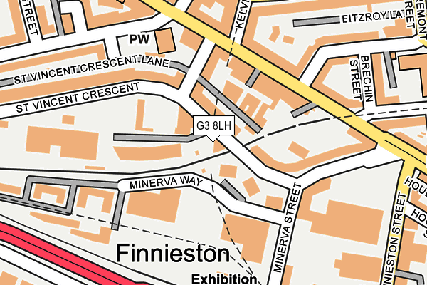 G3 8LH map - OS OpenMap – Local (Ordnance Survey)