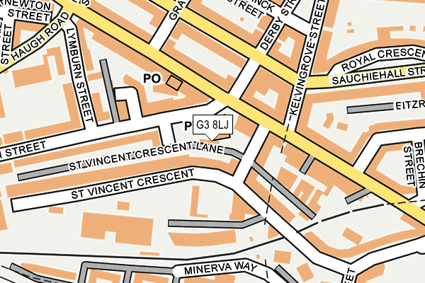 G3 8LJ map - OS OpenMap – Local (Ordnance Survey)