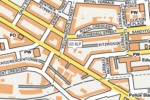 G3 8LP map - OS OpenMap – Local (Ordnance Survey)