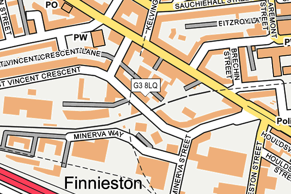 G3 8LQ map - OS OpenMap – Local (Ordnance Survey)