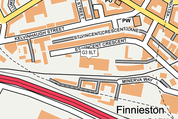 G3 8LT map - OS OpenMap – Local (Ordnance Survey)