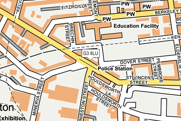 G3 8LU map - OS OpenMap – Local (Ordnance Survey)