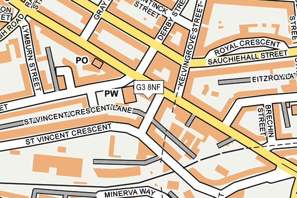 G3 8NF map - OS OpenMap – Local (Ordnance Survey)