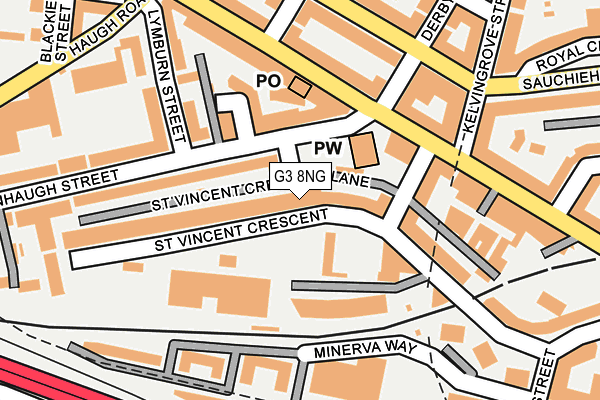 G3 8NG map - OS OpenMap – Local (Ordnance Survey)