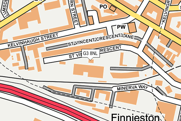 G3 8NL map - OS OpenMap – Local (Ordnance Survey)