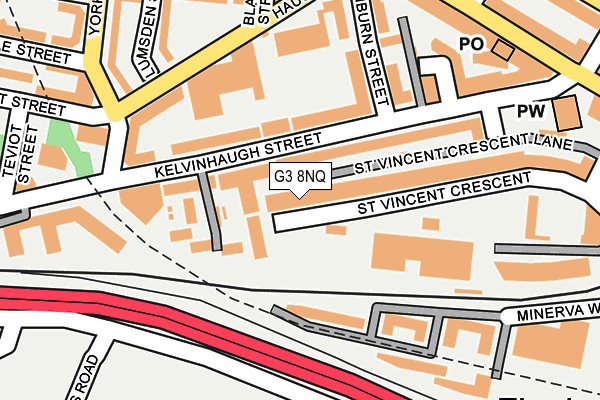 G3 8NQ map - OS OpenMap – Local (Ordnance Survey)