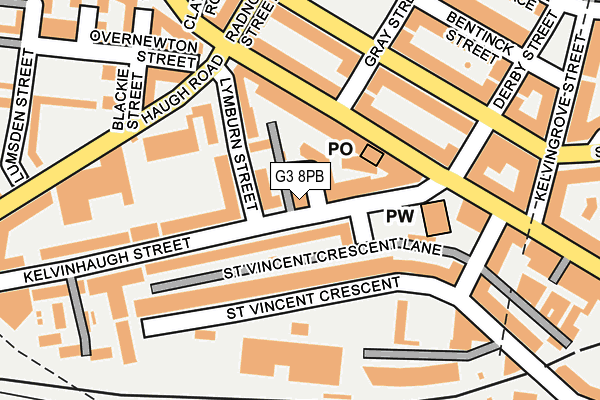 G3 8PB map - OS OpenMap – Local (Ordnance Survey)