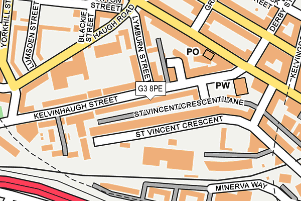 G3 8PE map - OS OpenMap – Local (Ordnance Survey)