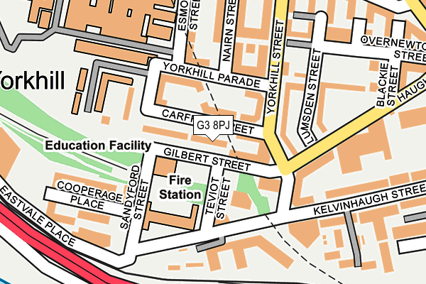 G3 8PJ map - OS OpenMap – Local (Ordnance Survey)