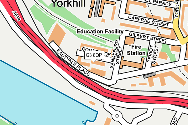 G3 8QP map - OS OpenMap – Local (Ordnance Survey)