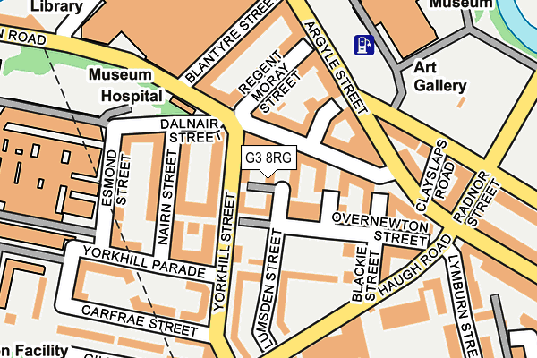 G3 8RG map - OS OpenMap – Local (Ordnance Survey)