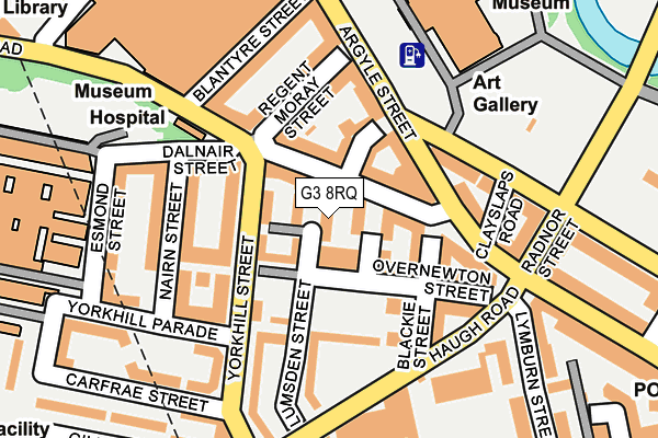 G3 8RQ map - OS OpenMap – Local (Ordnance Survey)