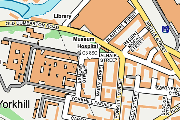G3 8SQ map - OS OpenMap – Local (Ordnance Survey)