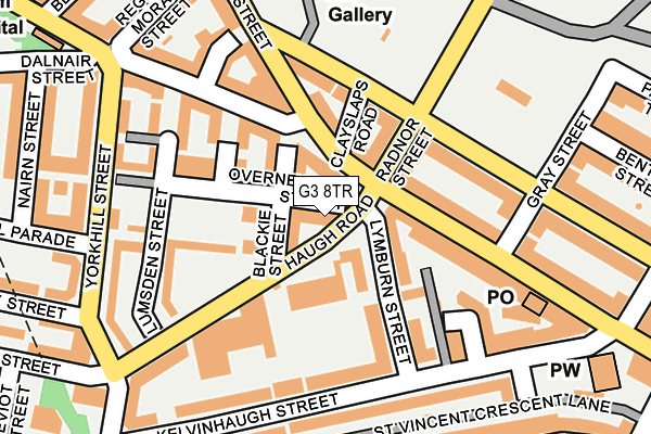 G3 8TR map - OS OpenMap – Local (Ordnance Survey)