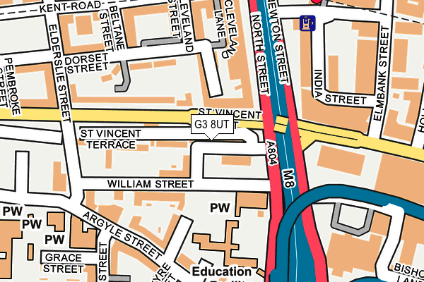 G3 8UT map - OS OpenMap – Local (Ordnance Survey)