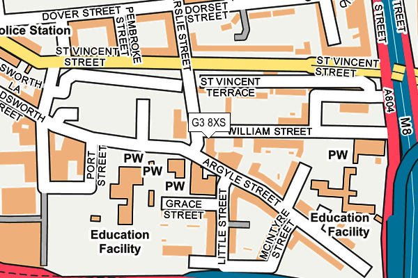 G3 8XS map - OS OpenMap – Local (Ordnance Survey)