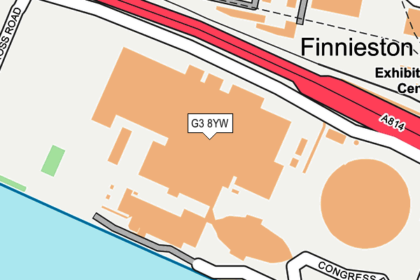 G3 8YW map - OS OpenMap – Local (Ordnance Survey)