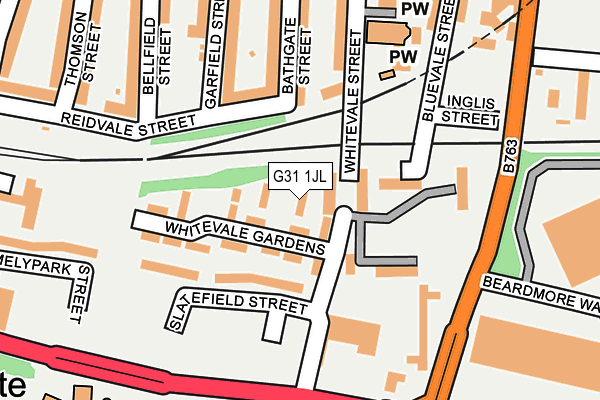 G31 1JL map - OS OpenMap – Local (Ordnance Survey)