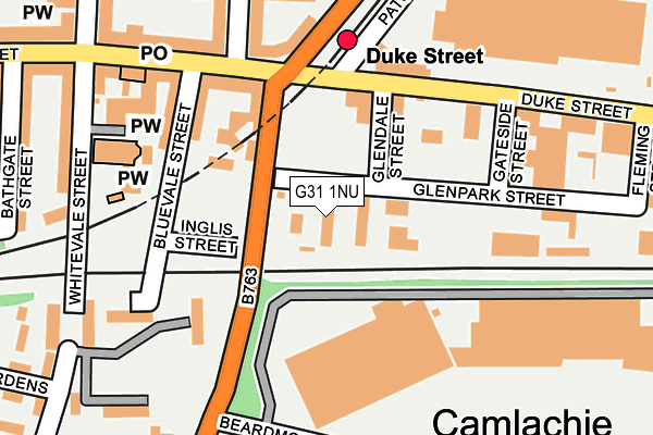 G31 1NU map - OS OpenMap – Local (Ordnance Survey)