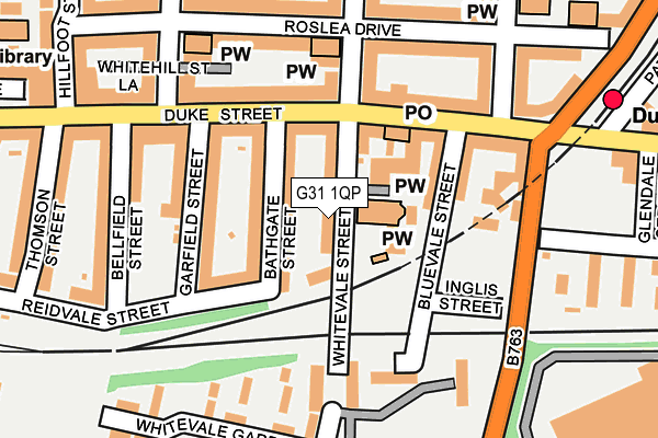 G31 1QP map - OS OpenMap – Local (Ordnance Survey)