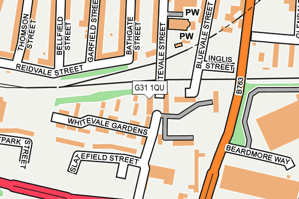 G31 1QU map - OS OpenMap – Local (Ordnance Survey)