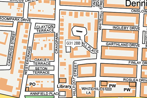 G31 2BB map - OS OpenMap – Local (Ordnance Survey)