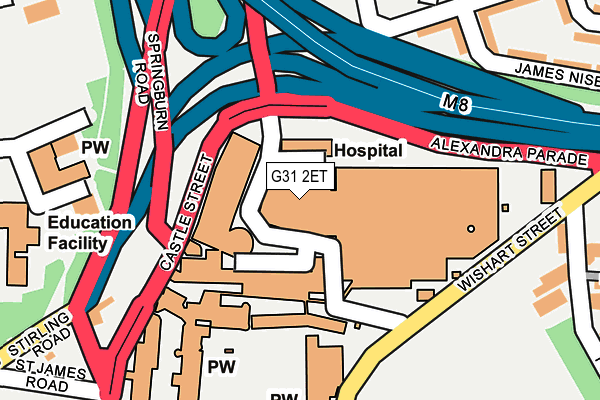 G31 2ET map - OS OpenMap – Local (Ordnance Survey)