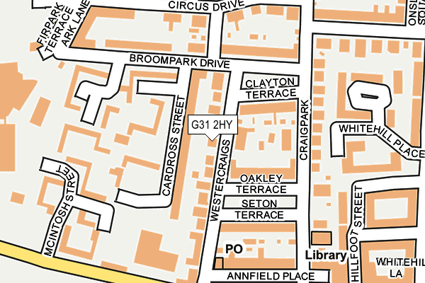 G31 2HY map - OS OpenMap – Local (Ordnance Survey)