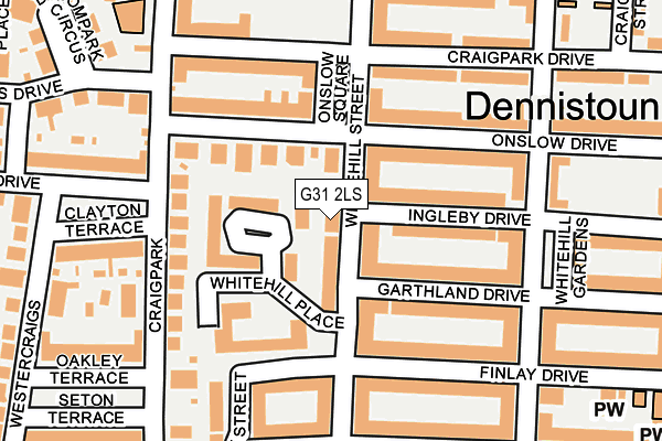 G31 2LS map - OS OpenMap – Local (Ordnance Survey)