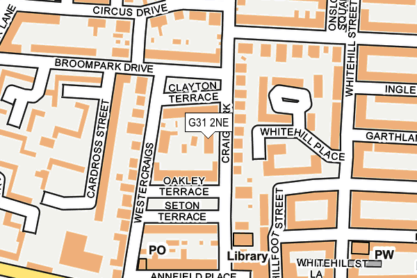 G31 2NE map - OS OpenMap – Local (Ordnance Survey)