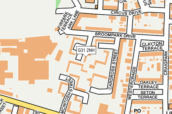 G31 2NH map - OS OpenMap – Local (Ordnance Survey)