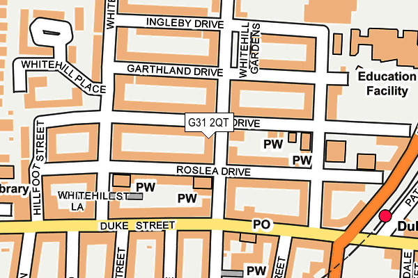 G31 2QT map - OS OpenMap – Local (Ordnance Survey)