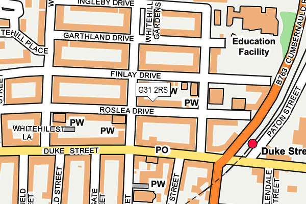 G31 2RS map - OS OpenMap – Local (Ordnance Survey)