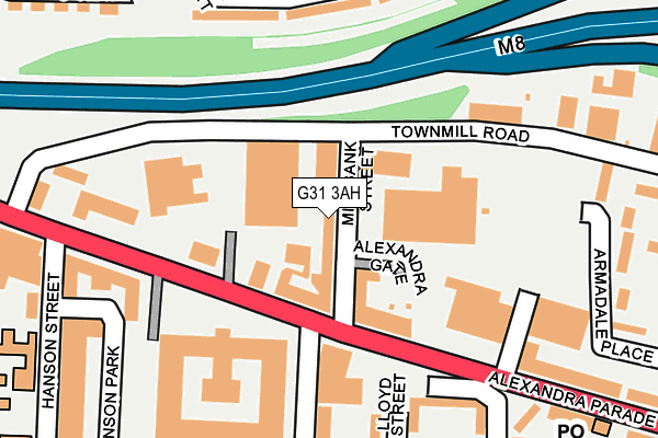 G31 3AH map - OS OpenMap – Local (Ordnance Survey)